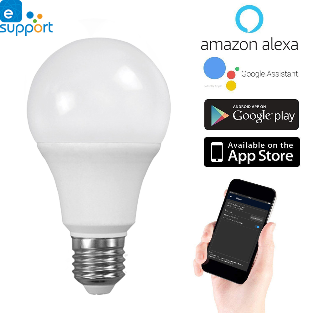 Timethinker Smart Led Wifi Gloeilamp Ewelink App 5.5W E27 Led-lampen Warm Koud Licht Dimbare Compatibel Met Alexa google Thuis