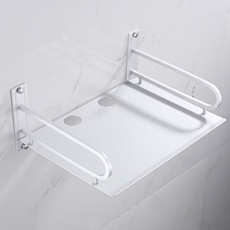 Thick Aluminum Alloy Wall Mount Bracket TV Box Bracket WiFi Router Set-Top Box Bracket