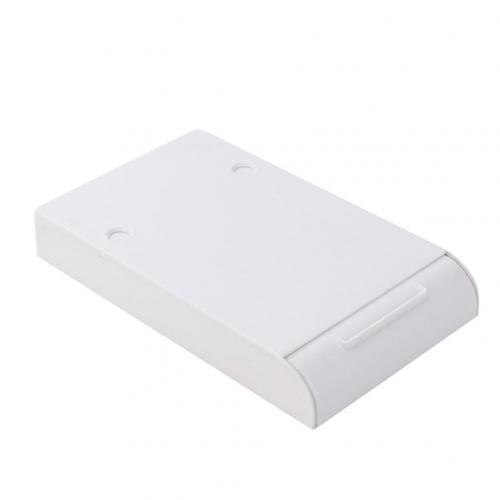 Hidden Under Table Folder Organizer Pen Stationery Storage Box Drawer Holder: White L