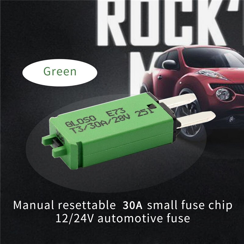 Zelfherstellende zekering 14 vdc 5a 7.5a 10a 15a 20a 25a 30a mini atm disyuntor smeltbare auto reajuste del carro del barco marina