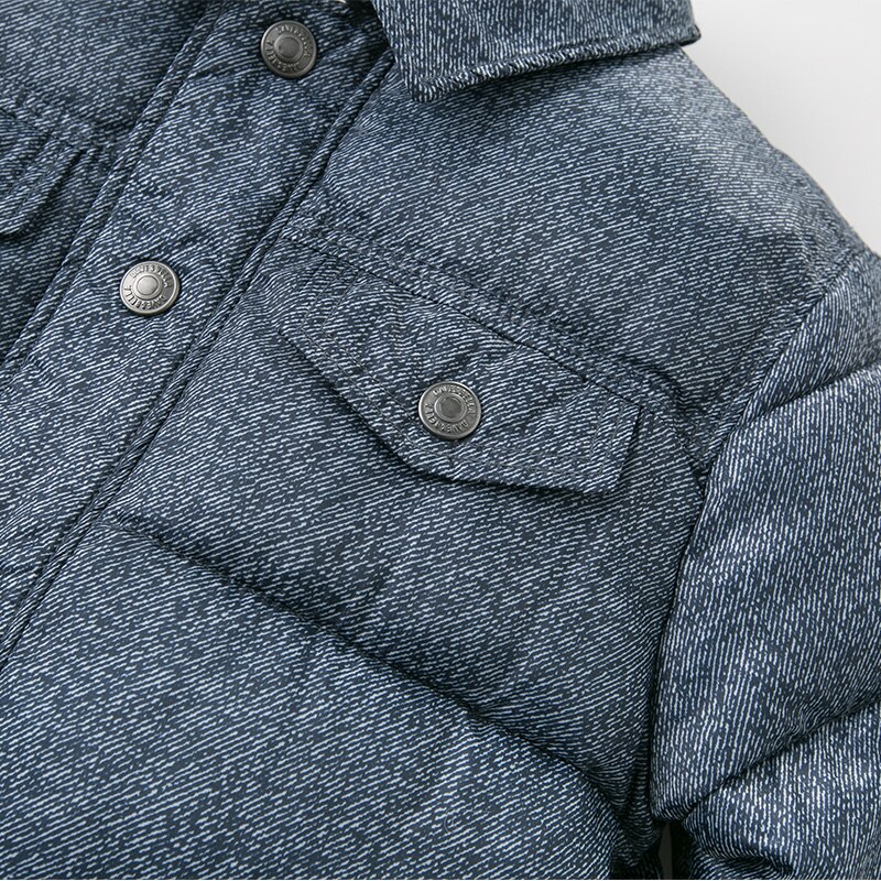 DB11755 dave bella winter baby boy jacket children outerwear kids solid zipper coat