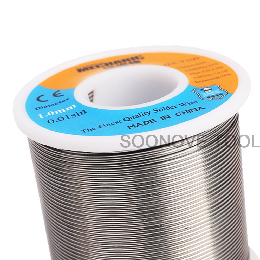 MECHANIC 500g sn63%pb37% High Purity Solder Silk Low Fusion Spot Rosin Flux Solder Wire 0.5/0.6/0.8/1.0/1.2mm For BGA Welding