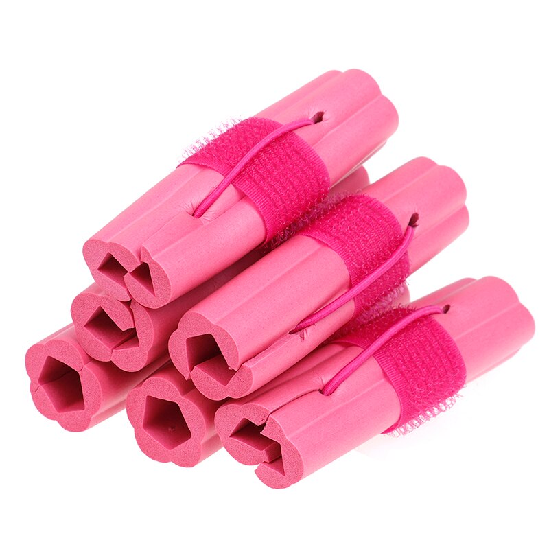 6 stuks/set schuim spons haar krultang diy golvend haar zachte haar krultang rollers magische reis styling tools voor thuisgebruik