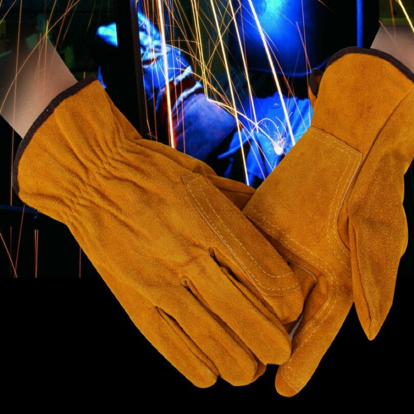 L 40CM 25CM High temperature resistant tig gloves tig welding gloves finger gloves Heat insulation gloves