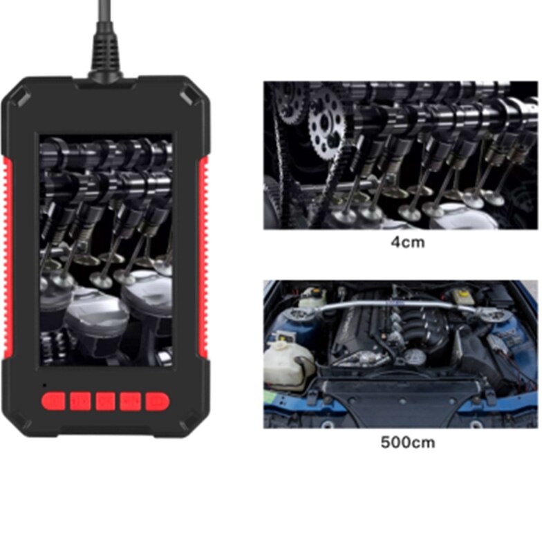 P40 industriële inspectie-endoscoop 4.3 inch ips 3.9mm colour sn  hd 1080p 8  ip67 waterdichte endoscoopcamera