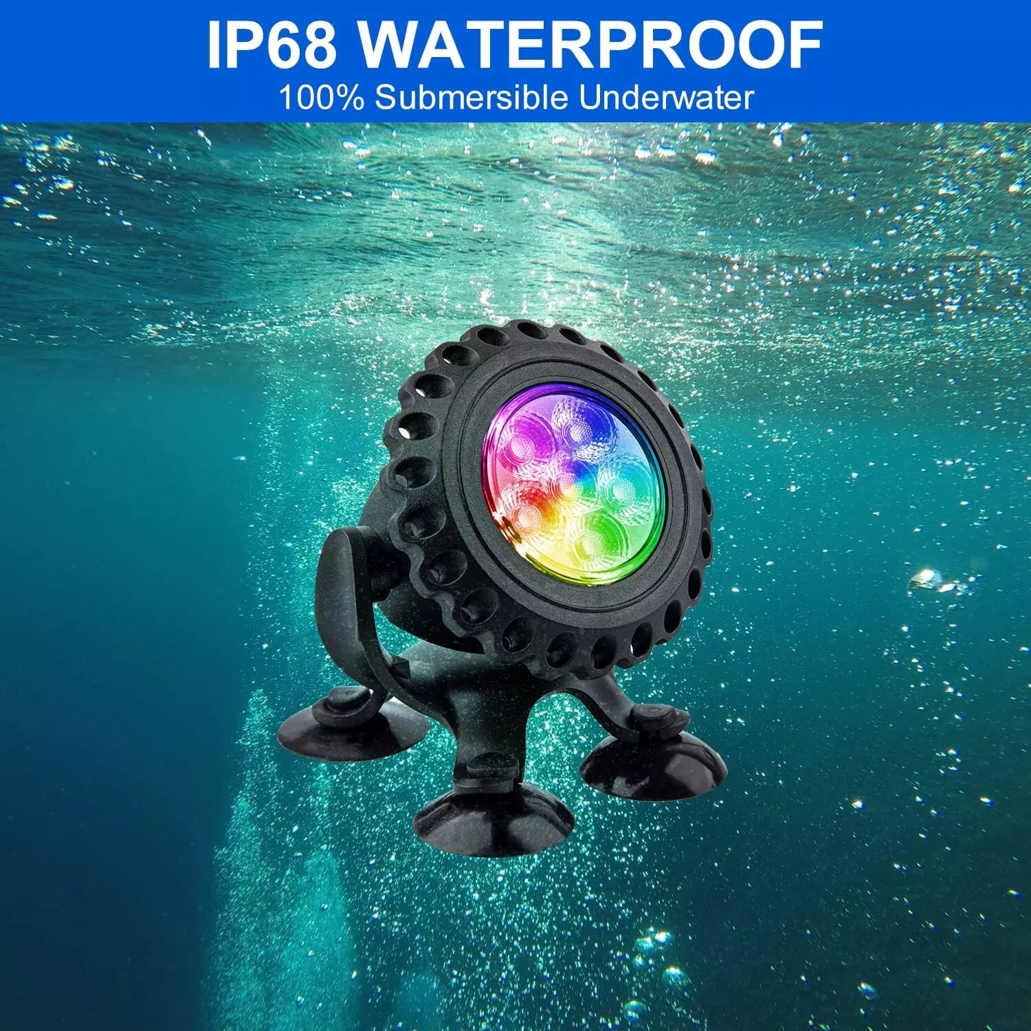 3/5LEDS Solar Vijver Licht IP68 Waterdichte RGB Onderwater Zwembad Lamp Kleur Veranderende Tuin Aquarium Aquarium decor Solar Spotlight