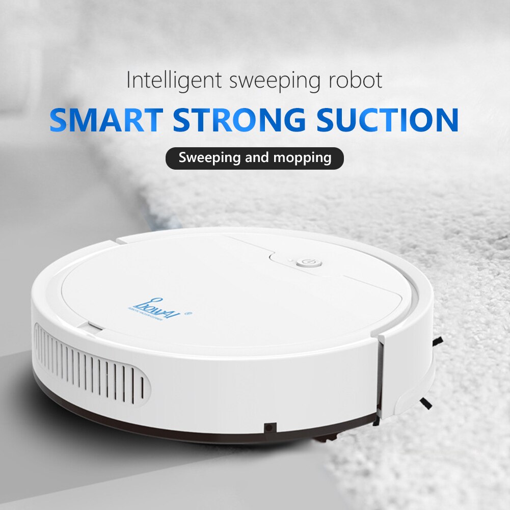 Robot Vacuum Cleaner Auto Machine Mopping Sweeping Suction Tool 1600Pa Cleaning Automatic Home Dry Wet Floor Navigation Smart
