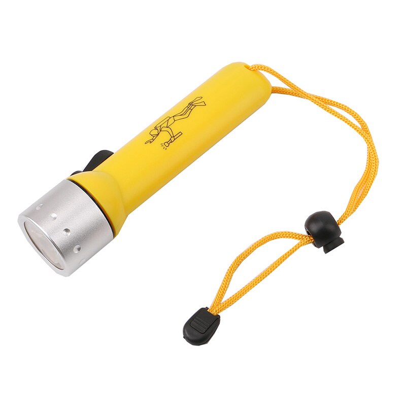 Duikzaklamp, led-zaklamp, waterdicht, superhelder voor noodgevallen thuis, buiten, sal 99: Geel