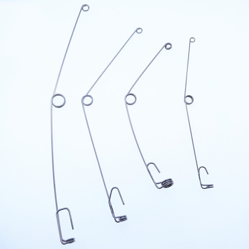 5pcs Stainless Steel Camping Automatic Fishing Device Universal Fishing Tackle Artifact Spring Ejection Hook Fishing Hook