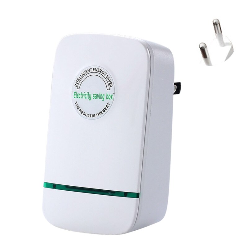 Ahorrador de energía para el hogar, enchufe de ahorro de energía Industrial, ahorro de energía y alta eficiencia, 90V-250V, 1 unidad: EU Standard