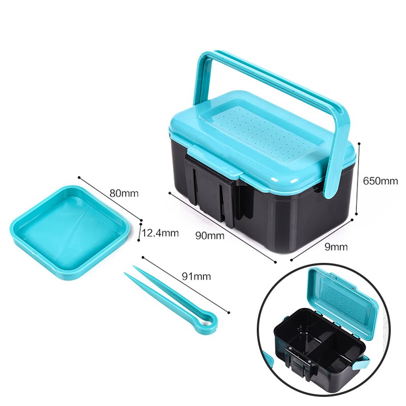 Waterproof Multi Layer Fishing Tackle Box Fly Fishing Storage Case Portable Fishing Gear Storage Box Strong Corrosion Resistant