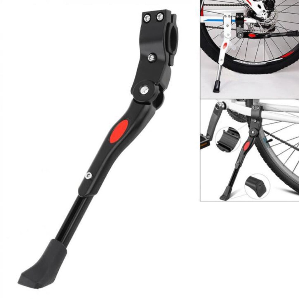 Pata de cabra ajustable para bicicleta, soporte lateral para bicicleta de 22-27 pulgadas, para adultos