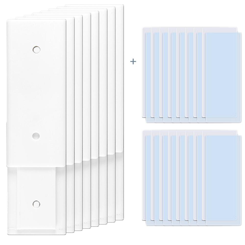 8/5/2/1Pcs Muur Plug Sticker Houder Zelfklevende Mount Fixator Power Strip Houder Opslag voor Sockets Muur Houder Plank Stand: 8pcs