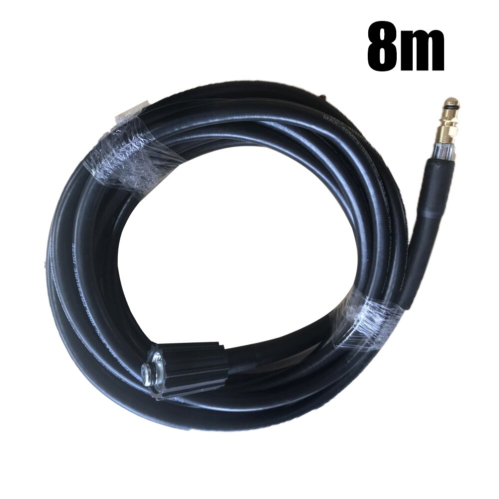 Manguera de alta presión para limpieza de coche, extensión de agua para Karcher k-series, limpiador de alta presión, 6m/8m/10m: 8m
