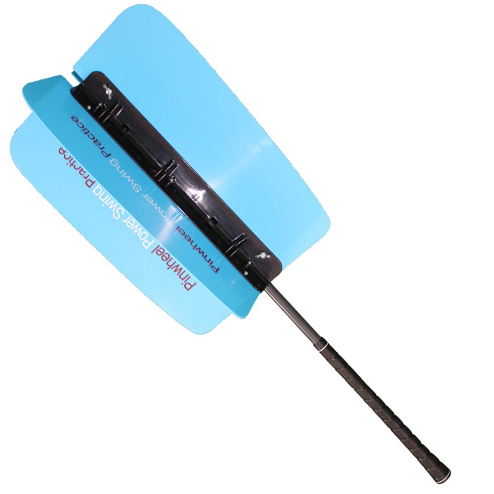 1set Golf Swing Trainer Wind Exercise Fan Wind Swing Stick Golf Power Resistance Trainer Golf Products: Blue