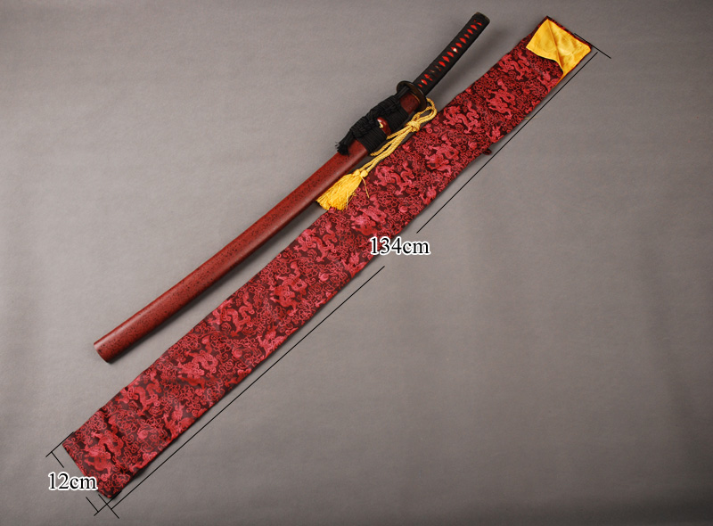 Soft and Delicate Silk Sword Bag for Samurai Japanese Katana Nice Sword Fitting Exquisite or Collection