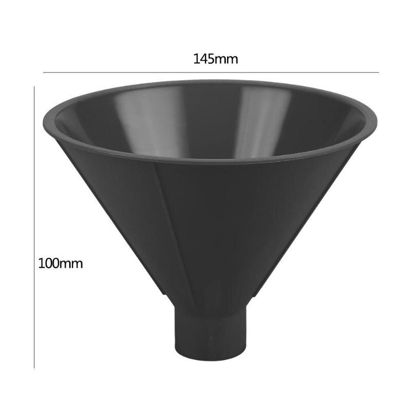 Plastic Car Windshield Ice Scraper Cone Shaped Auto Window Snow Remover Shovel Ice Scraper Outdoor Windows Glass Cleaning Tool: 14.5cm black