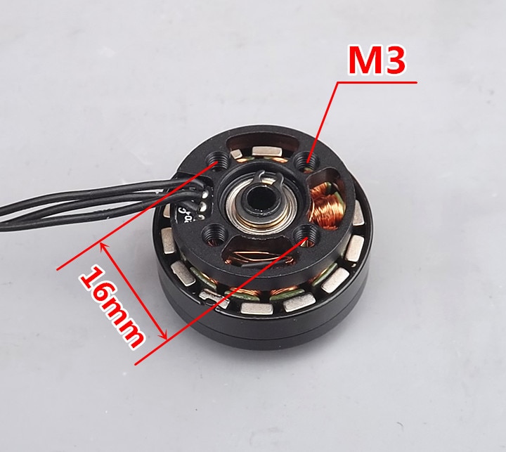 Micro Ptz Gimbal Motor Mobiele Telefoon Camera 2204 Buitenste Rotor Rc Borstelloze Motor Dubbele Kogellager Voor Rc Diy Motor