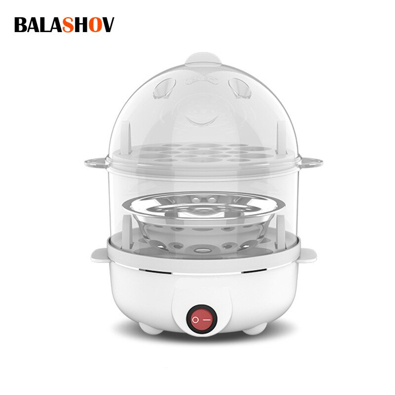 Wielofunkcyjny jajowar podwójna warstwa elektryczna kuchenka robić gotowania jajek mleko kukurydziane gotowane na parze szybkie śniadanie urządzenie robić gotowania narzędzia kuchenne