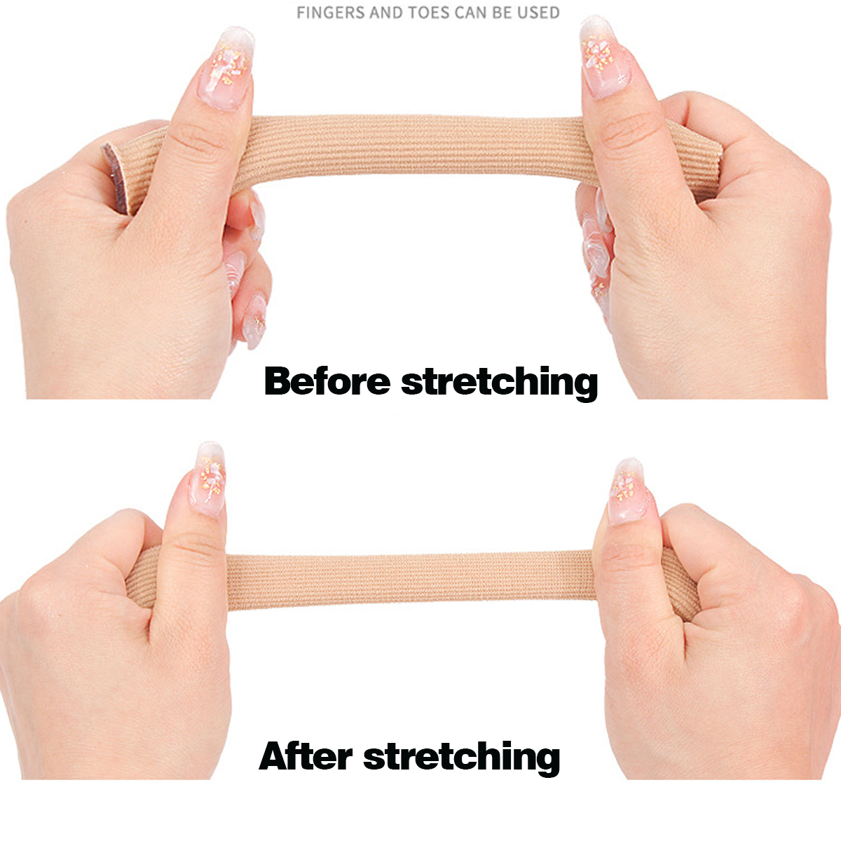 1 stuks teenbescherming, vingerbescherming, teenkussenhoezen, verlicht en beschermt likdoorns, blaren, hamerteen en eelt