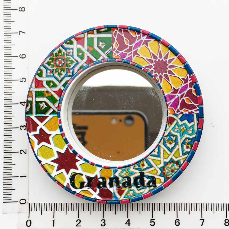 Spain Granada Fridge Magnet Oman Islamic Style Mirror Frame Magnetic Refrigerator Stickers for Home Decor Collection Ideas