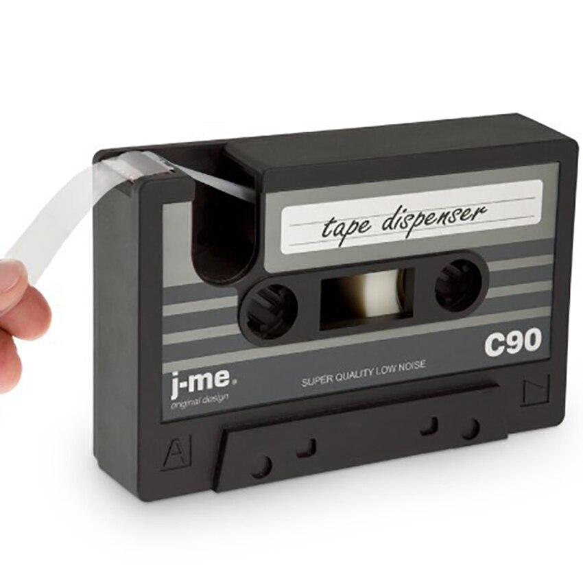 Distributeur de Cassette rétro, porte-crayon, organisateur, conteneur de bureau, porte-stylo, coupe-ruban, fournisseur de papeterie de bureau
