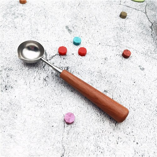 Roestvrij Stalen Lepel Wax Seal Lepel Voor Smelt Wax Gesmolten Ontbinden Wax Lepel Diy Craft Anti Wax seal Stempel Lepel: S005