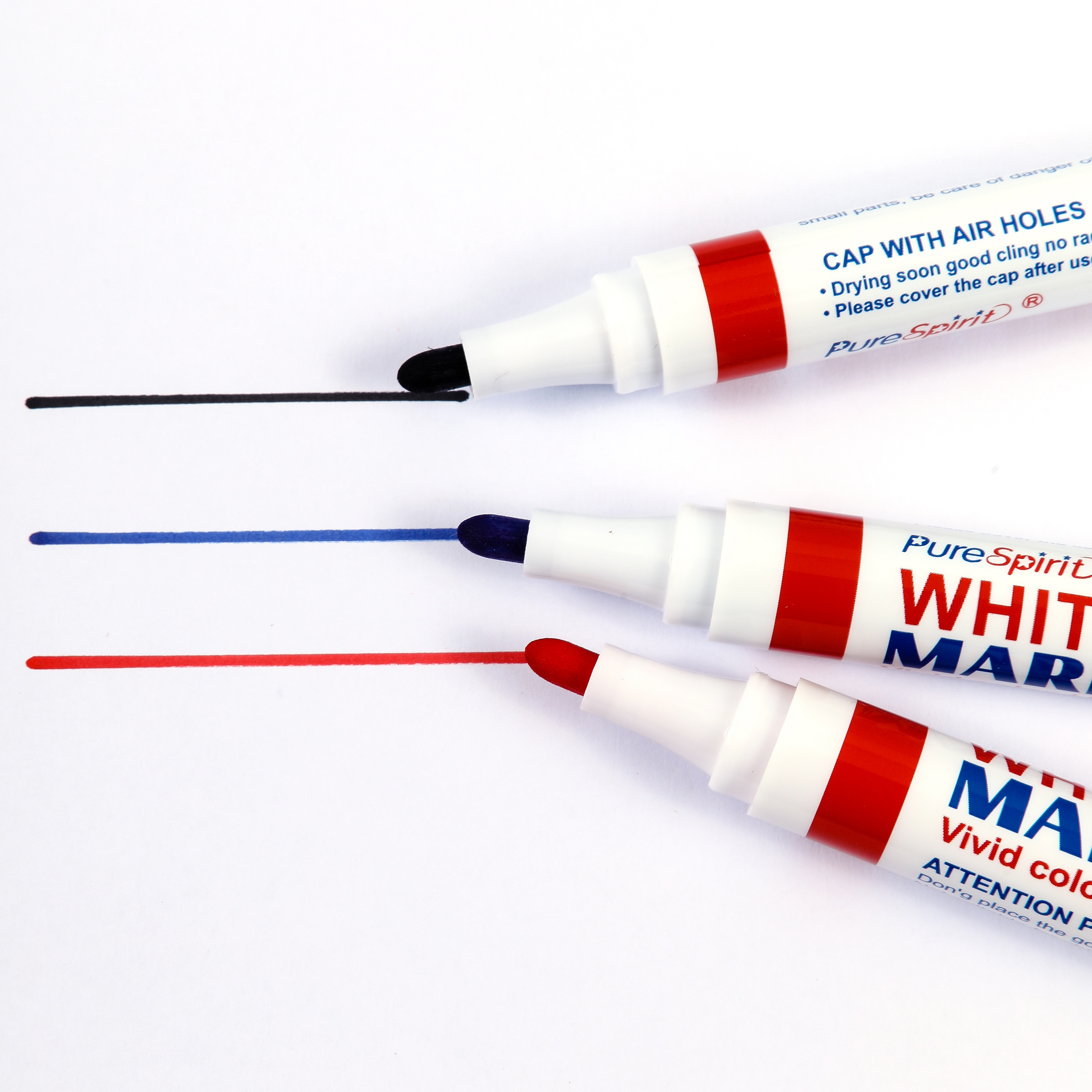 Pennarello per lavagna bianca da 10 pezzi, pennarello per lavagna nera blu rossa per ufficio scolastico