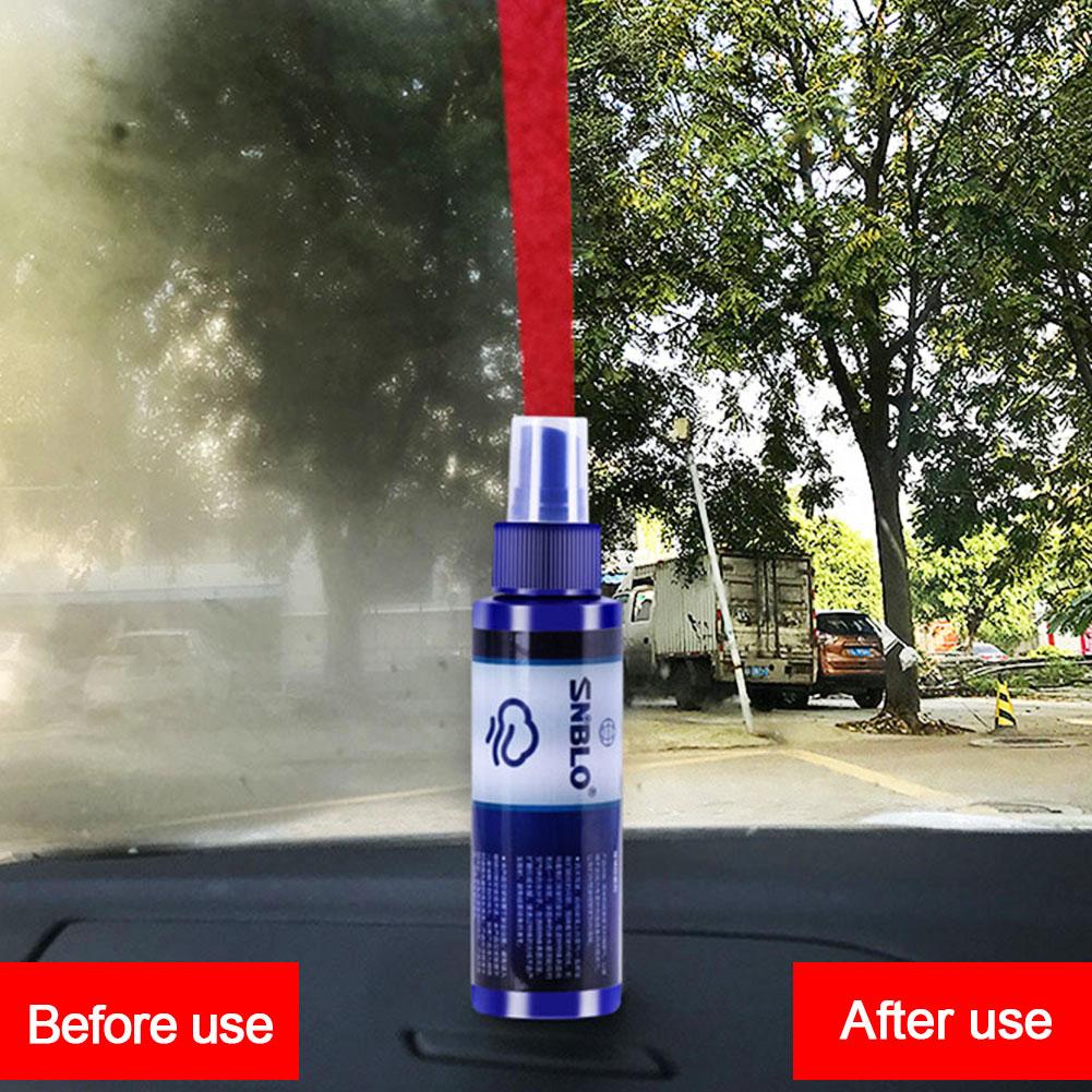 Car Glass Windshield Side Windows Anti-fog Coating 120ML Liquid Spray Anti Fog Agent Glass Anti Fogging Auto Maintenance Tool