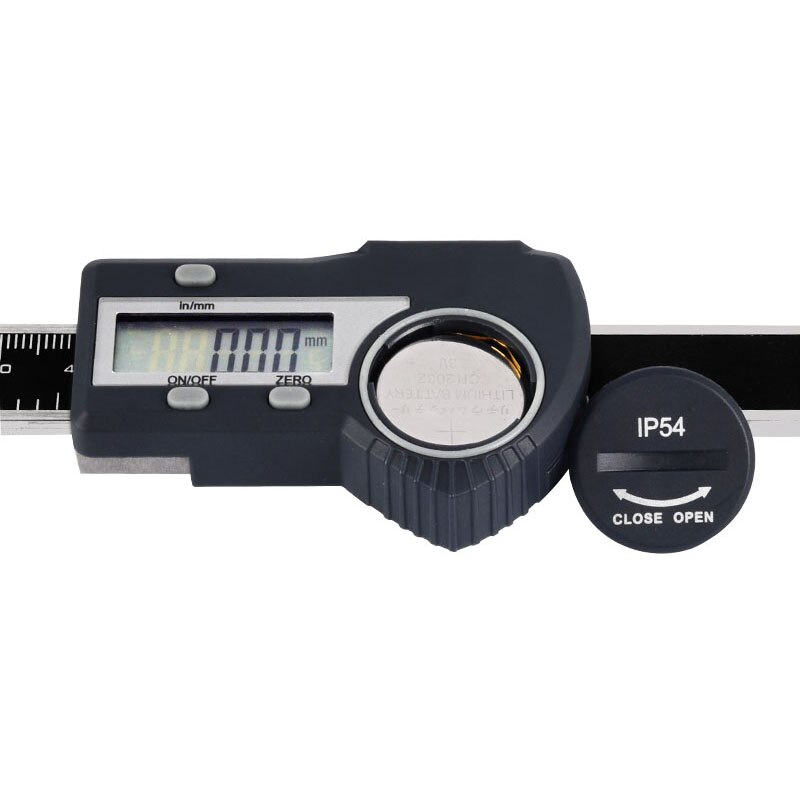 Escala Lineal digital Horizontal escala métrica de 0-100mm 0-200mm 0-300mm pantalla LCD pulgadas