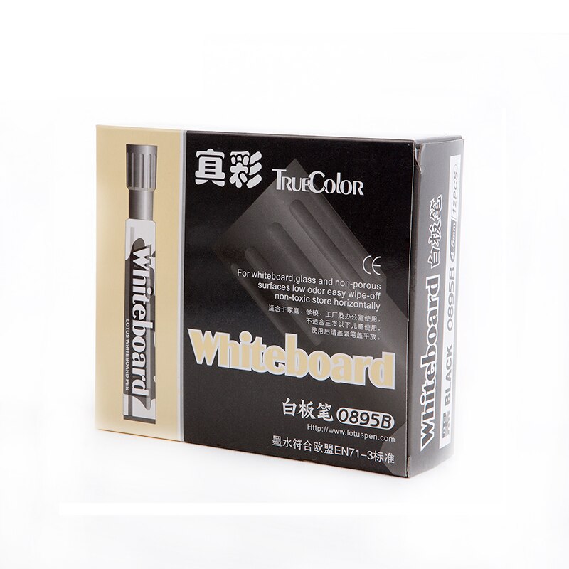 Truecolor 0895B erasable whiteboard pen safe non-toxic writing easy to wipe office supplies