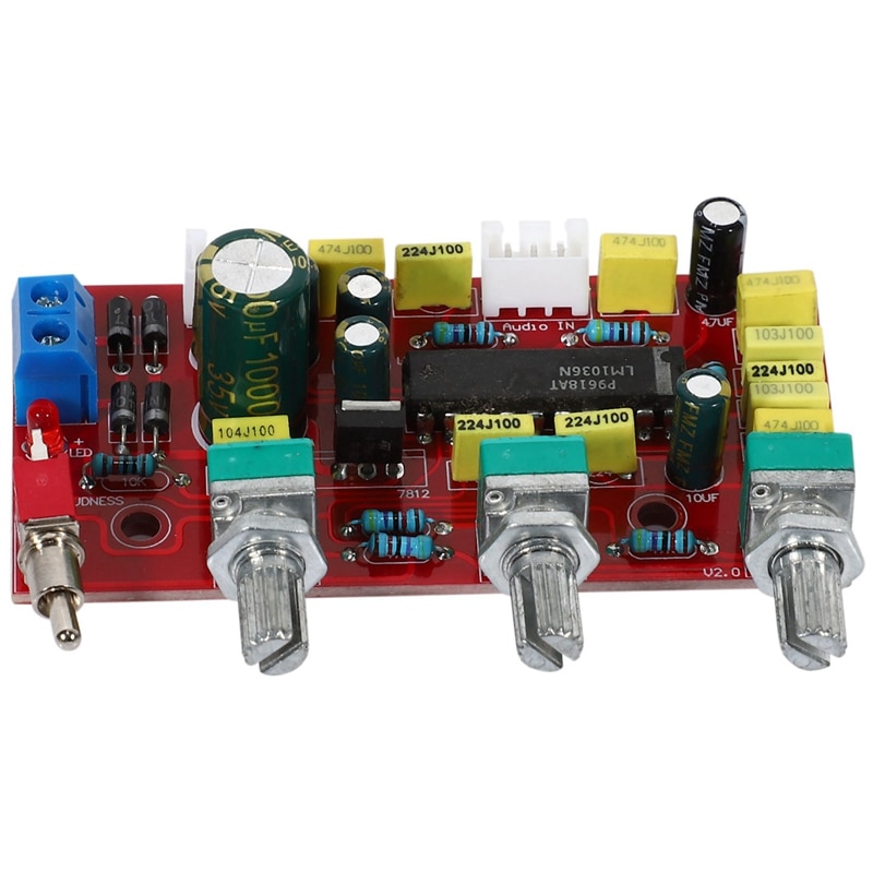 LM1036 OP-wzmacniacz przedwzmacniacz HIFI tablica dźwiękowa z regulacją głośności tonów wysokich regulacja EQ przedwzmacniacz robić wzmacniacza domowego