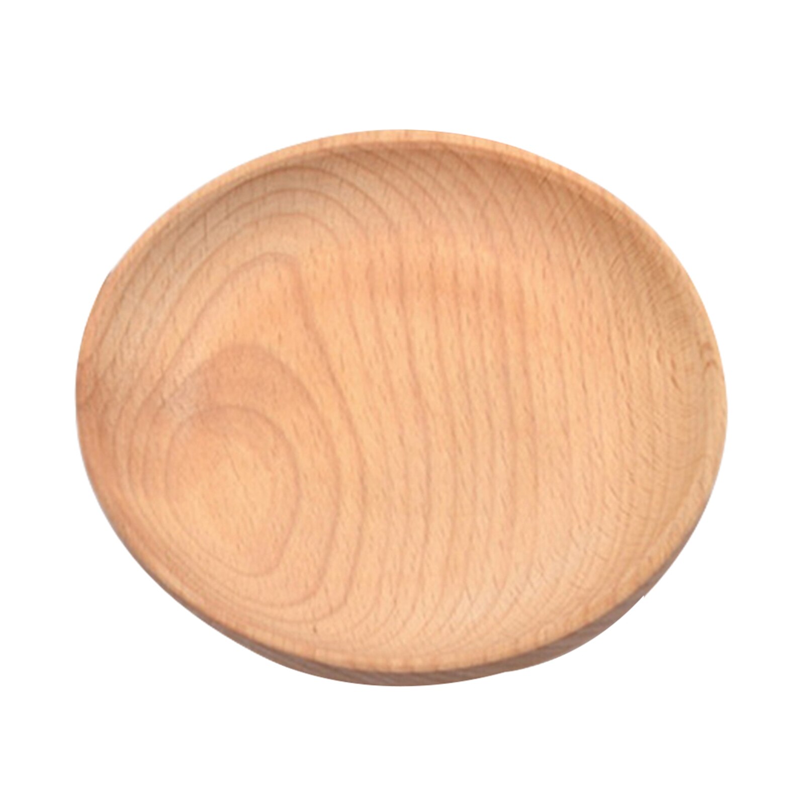Hout Ronde Plaat Schotel Dessert Snack Lade Thuis Restaurant Beuken Massief Houten Ronde Dienblad Voor Thee Kopjes Vruchten: Default Title