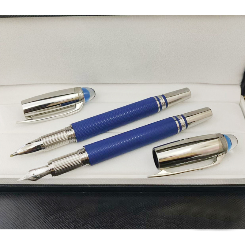 Stylo à bille de luxe Mb planète bleue en métal spécial, nouveauté 2022