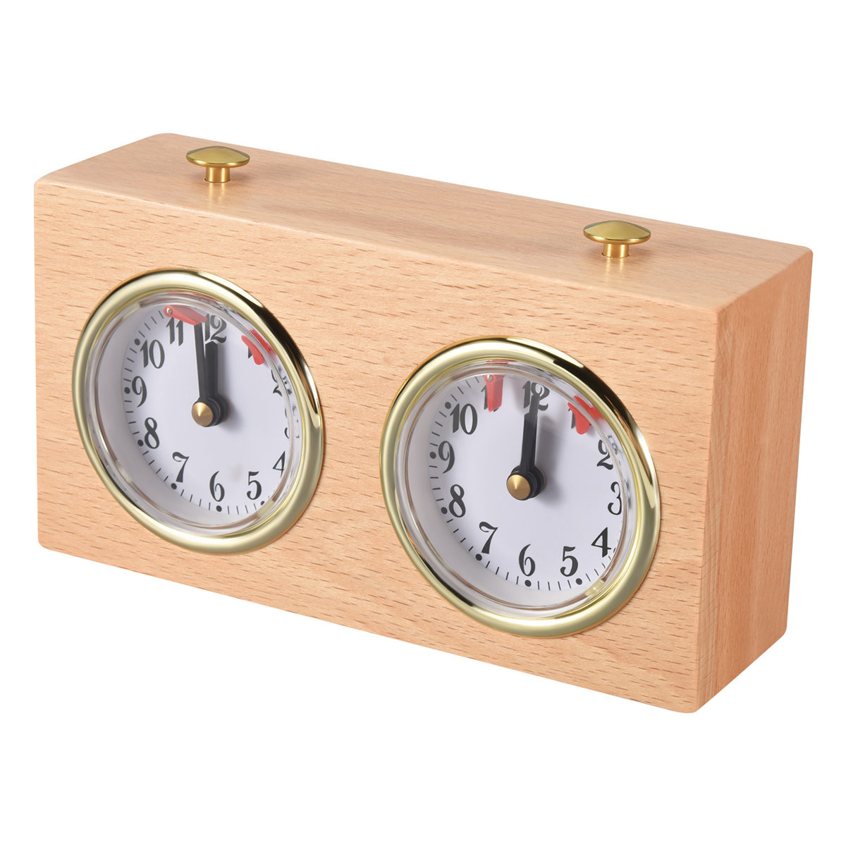 Neuer Schachtimer, professionelle digitale internationale Schachuhr, hölzerner Count-Up-Down-Schachtimer, tragbarer Schachtimer