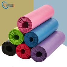 10mm nbr yogamåtte med gratis bære reb 183*61cm skridsikker tyk pad fitness pilatesmåtte til udendørs motionscenter træningsfitness