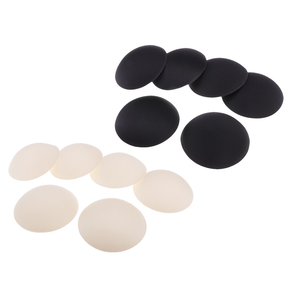 Sujetador de copas inteligente extraíble redondo, almohadillas para bañadores, deportes, 6 pares