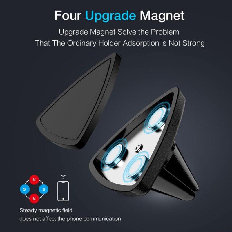 Auto telefoonhouder magnetische ventilatierooster magneet mobiele telefoon autohouder voor telefoon auto houder universele standaard