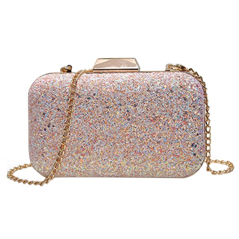 AUAU-Women Evening Bag Wedding Party Bag Diamond Rhinestone Clutches Crystal Bling Clutch Bag Purses: Pink