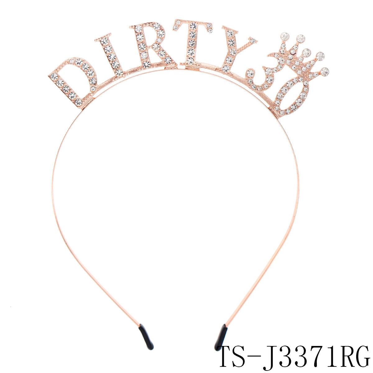 Diadema de feliz cumpleaños con letras en inglés y diamantes de imitación brillantes para mujer, Material de aleación de Zinc, joyería de , accesorio Popular para el cabello: Lavanda