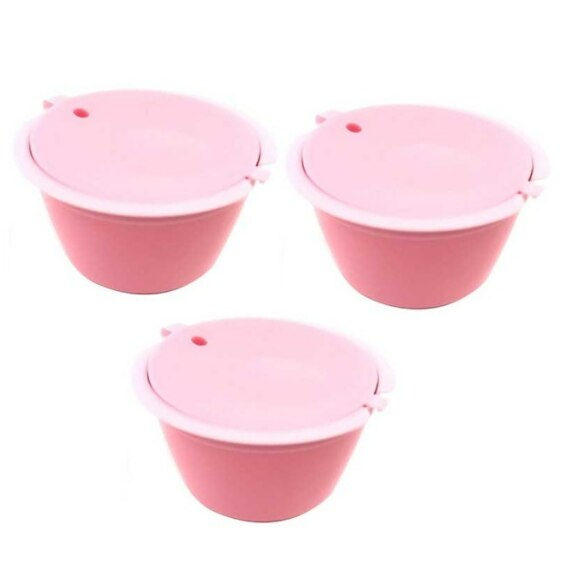 Refillable Dolce Gusto coffee Capsule nescafe dolce gusto reusable capsule gusto capsules dolce gusto refill 3 Colors: 3 pink