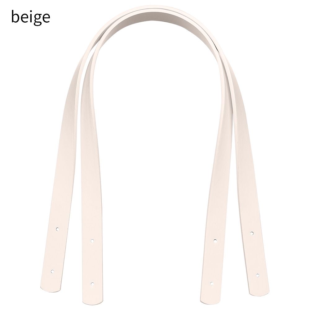 1 Pair Detachable PU Leather Handle Shoulder Bag Belt DIY Replacement Accessories Handbag Band Handle Strap With Rivets