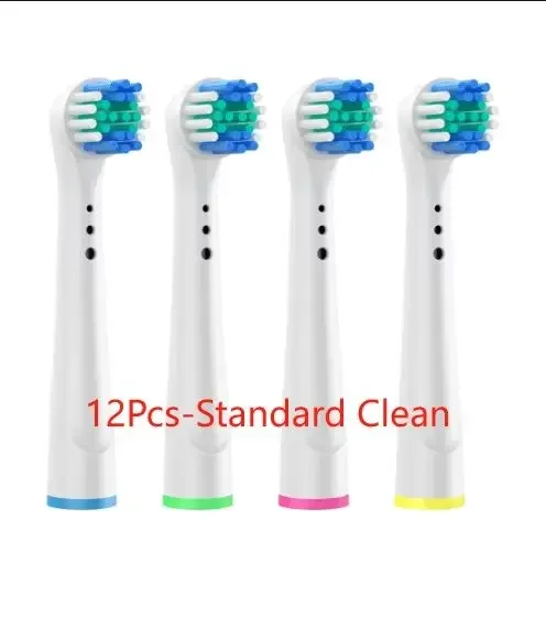 Ersättningsborsthuvuden kompatibla med oral-b eltandborste , 4 st -20 st eltandborsthuvuden
