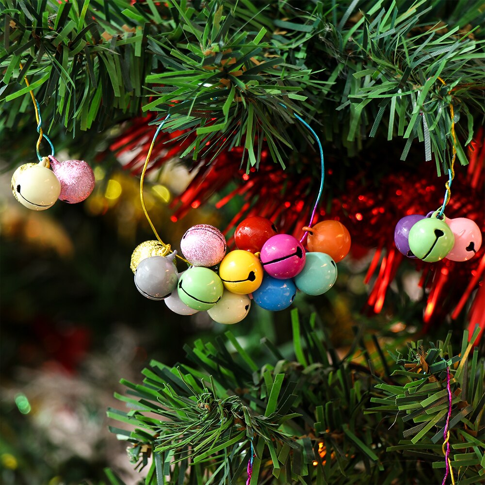 10 stuks kerstversiering met belletjes, mooie losse metalen kralen van ijzer, kerstboomhangers, doe-het-zelfmateriaal, kerstknutsels