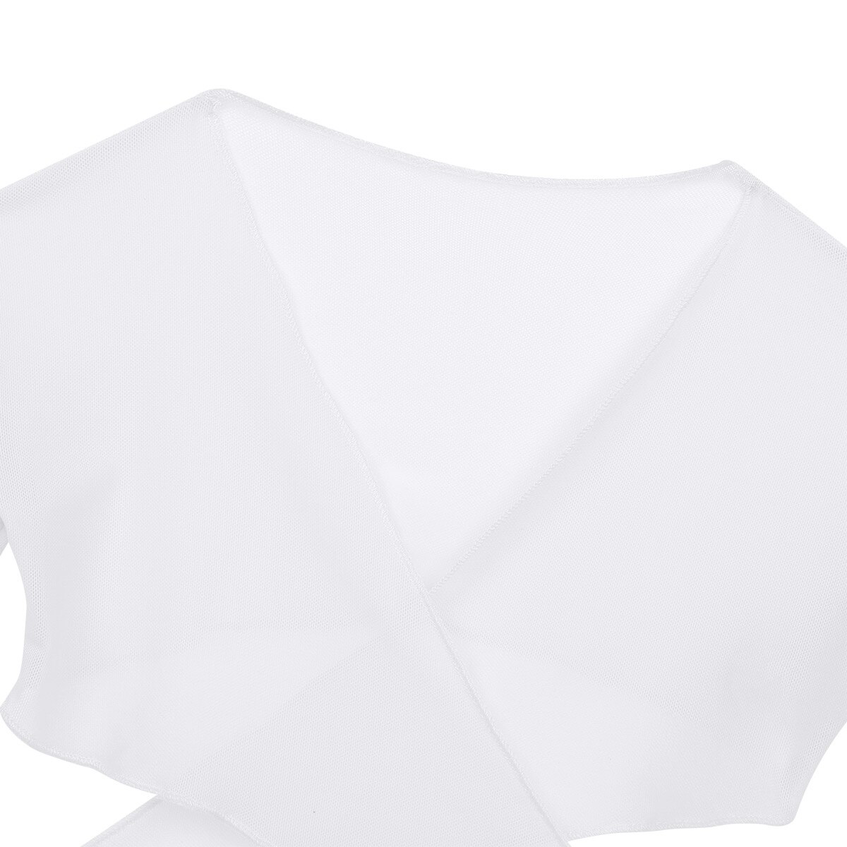 Kinderen Meisjes Bloem Jurk Bolero Jas Ballet Kostuum Lange Mouwen Wrap Top Met Verstelbare Tie Sluiting Voor Bruidsmeisje Bruiloft