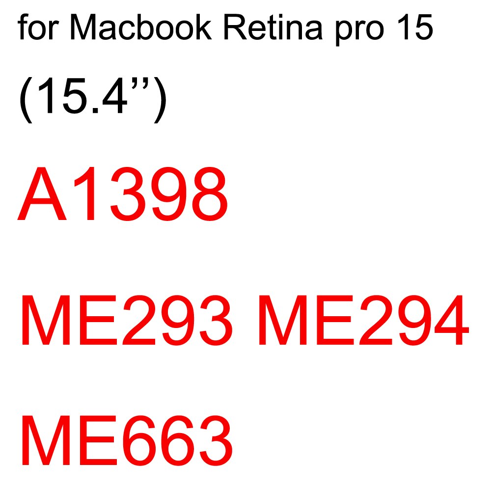 Gehard Glas Voor Apple Macbook Pro 16 Retina 11.6 13.3 13 14 15.4 Inch Tablet Screen Protector beschermende Film: Retina 15 glass