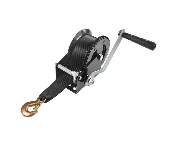 Manual winch 1000-pound nylon rope winch
