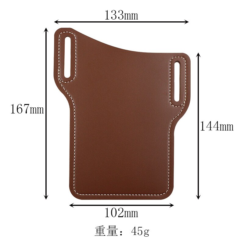 Ougger Waist Bag Men's Running Bag Skin Cell Phone Pocket Outdoor Cell Phone Holster Sports Leisure Yao Gua Mobile Phone Bag
