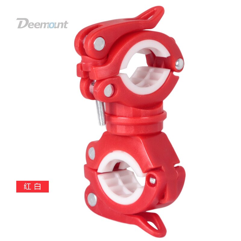 Deemount Fahrrad Licht Halterung Fahrrad Lampe Halfter Taschenlampe Scheinwerfer Pumpe Stand schnell Freisetzung montieren 360 Grad Drehbare Teil