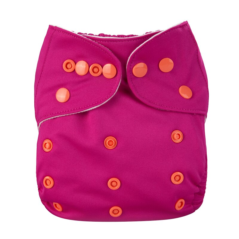 Pañales de bebé lavables reutilizables, pañal para bebés de tela impermeable para recién nacidos, pañal de bebé con bolsillo, cubierta de pañal sólida para recién nacidos: 09